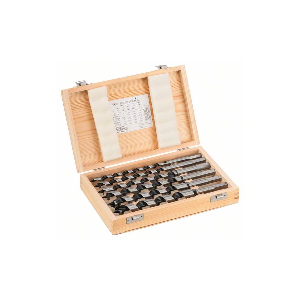 Bosch PRO Wood Holzschlangenbohrer Set, L235 mm, 6-tlg. #2607019322
