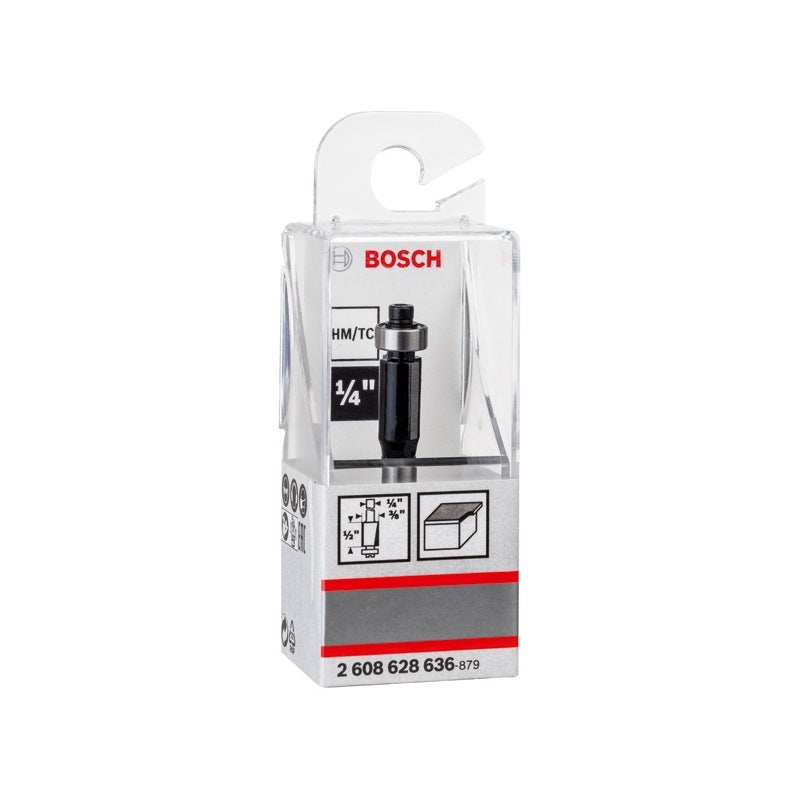 Bosch PRO Bündigfräser mit unterem Kugellager, D 3/8",  L 17/32", S 1/4" #2608628636