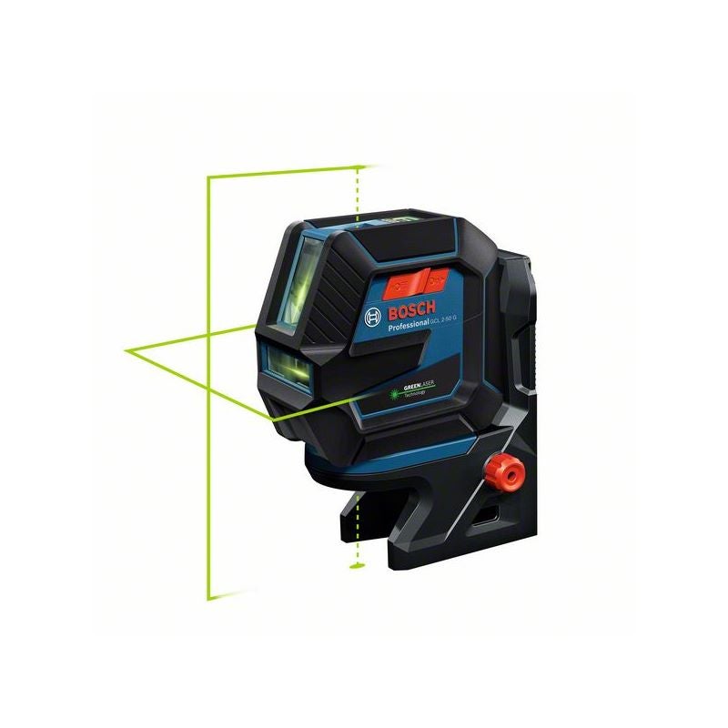 Bosch Kombilaser GCL 2-50 G mit Deckenklemme und Handwerkerkoffer #0601066M02