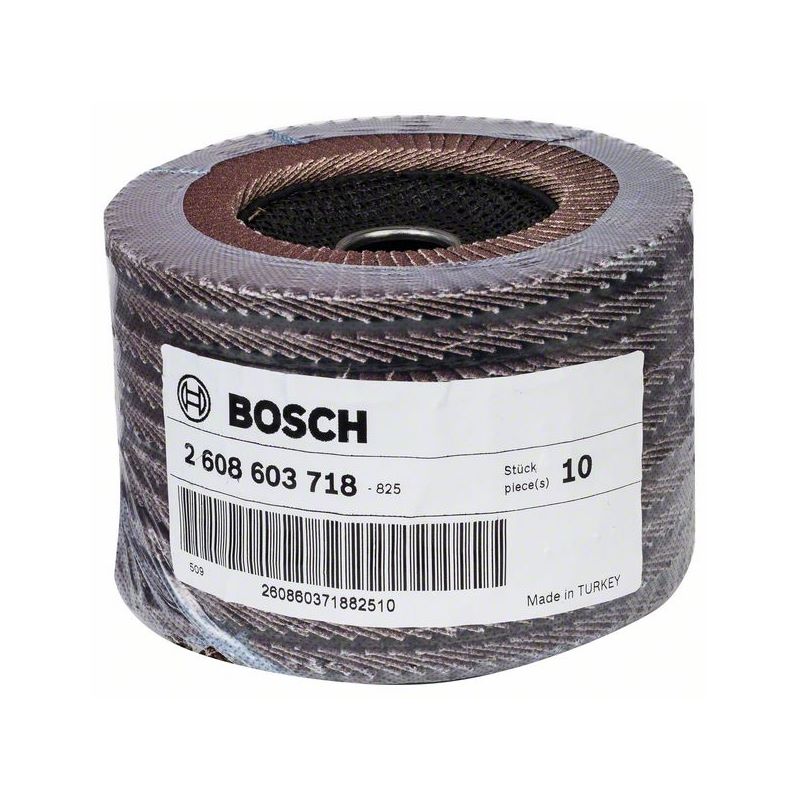 Bosch Fächerschleifscheibe X431 Standard for Metal, gerade, 125 mm, 80, Glasgewebe #2608603718