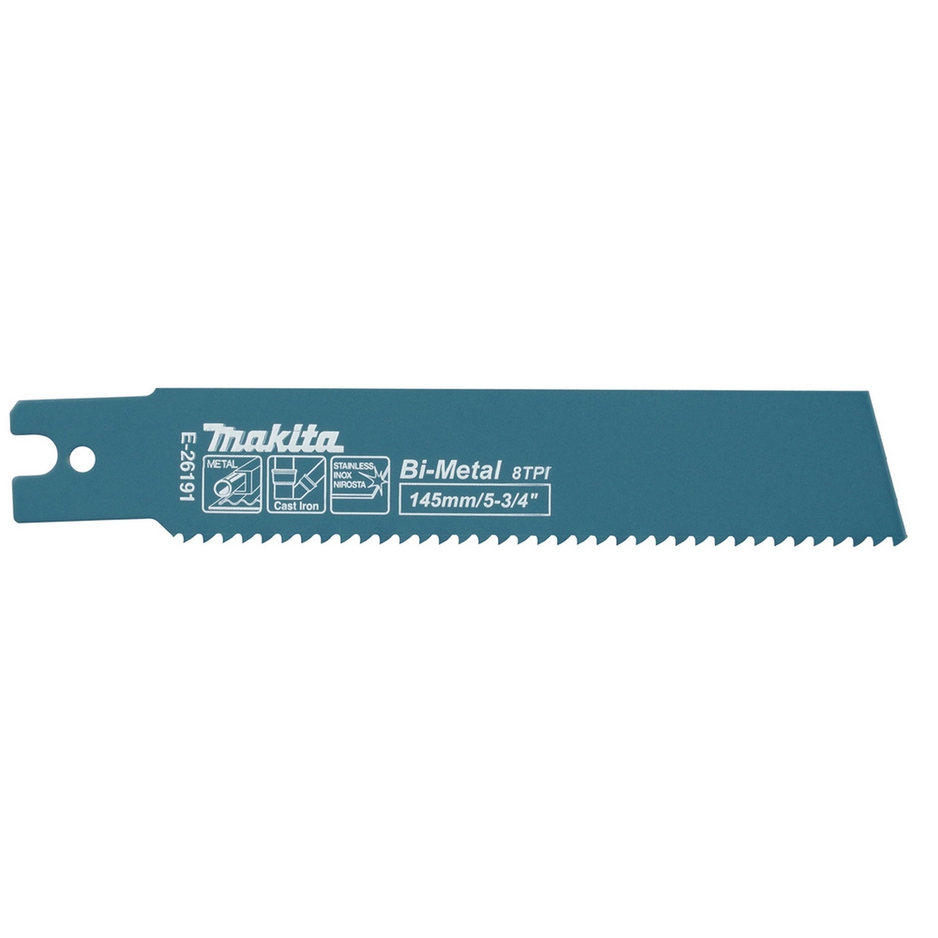 Makita Kettenschraubstock Reciprosägeblatt 145 mm, gerade, BiM #E-26191