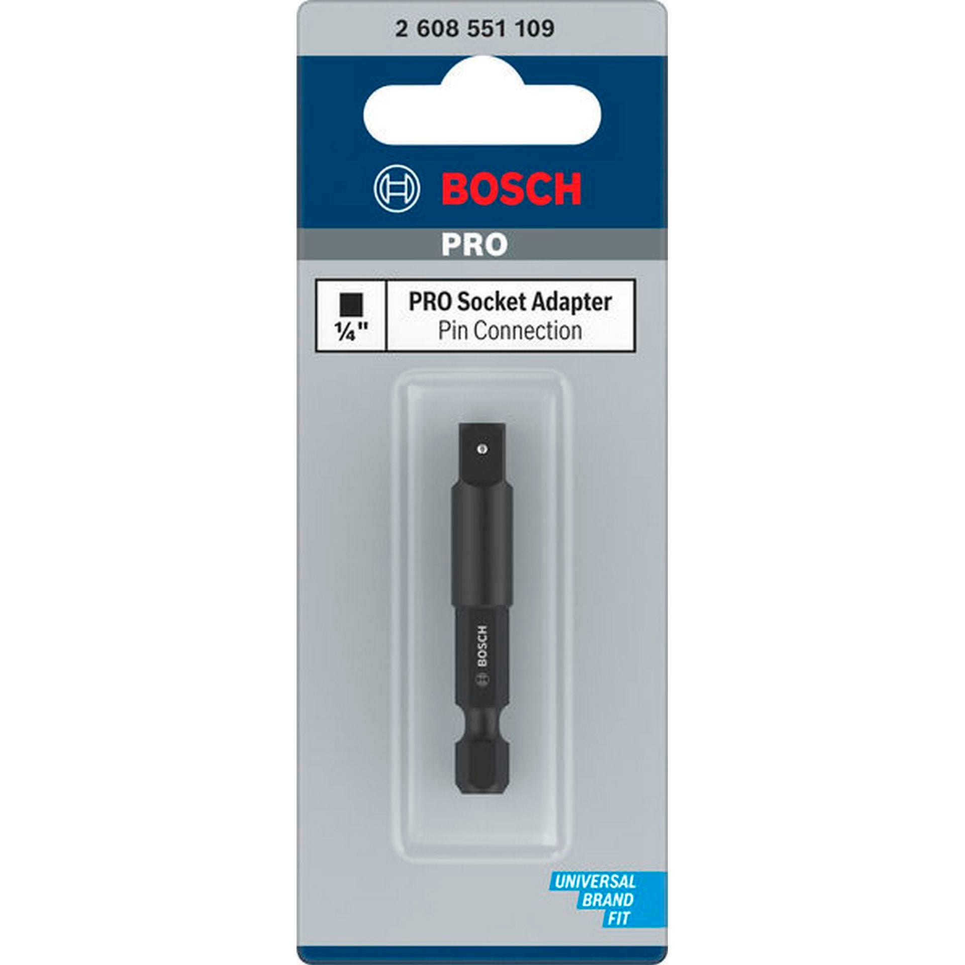 Bosch PRO Socket Adapter mit Stiftverbindung, 1/4", 50 mm #2608551109