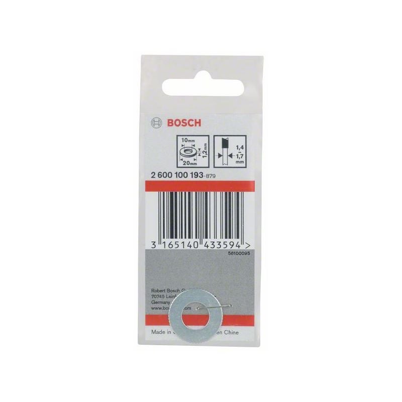 Bosch Reduzierring für PRO Kreissägeblatt, 20 x 1,2 x 10 mm #2600100193