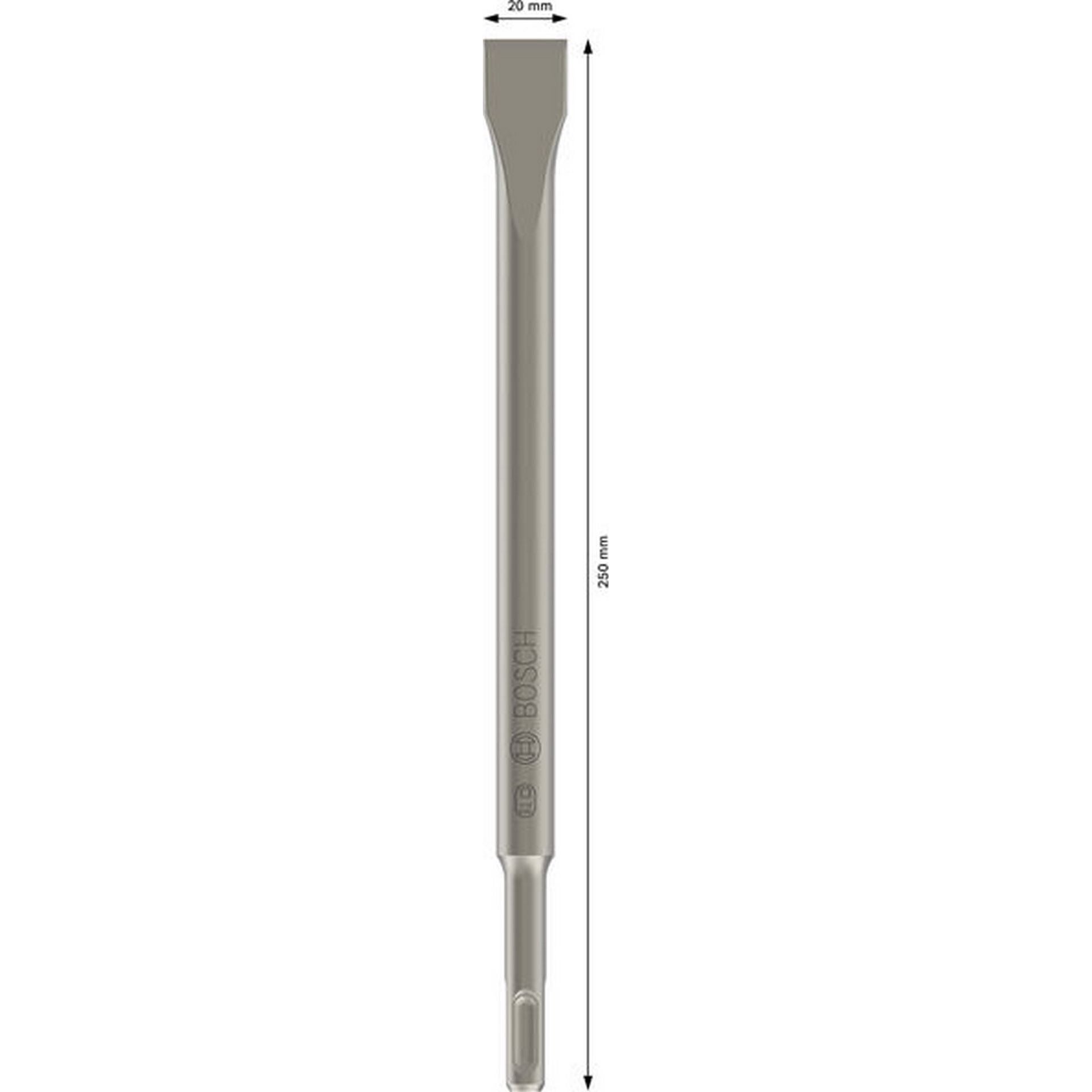 Bosch PRO SDS plus-4C Flachmeißelset, 20 x 250 mm, 10-tlg. #2608690131