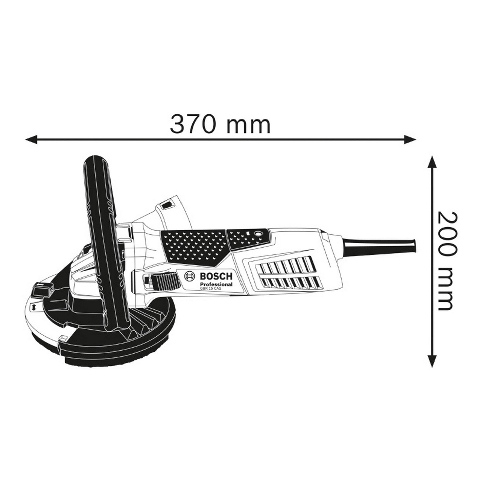 Bosch Betonschleifer GBR 15 CAG #0601776001