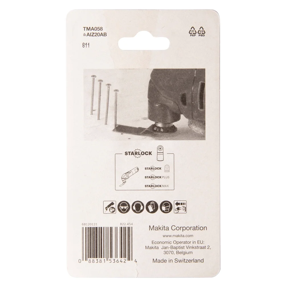 Makita Eintauchsägeblatt BiM, 20 mm, TMA058 #B-64923