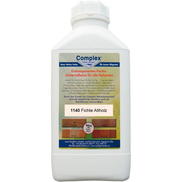 COMPLEX POSITIV-UNIVERSAL-BEIZE - 1 Liter Flasche - Fichte Robinson 1270