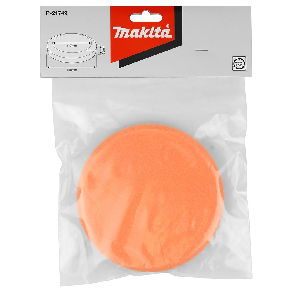 Makita Klett-Schwamm orange 150 mm #P-21749