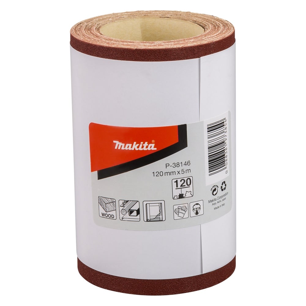 Makita Schleifpapier-Rolle, 120 mm x 5 m, K120 #P-38146