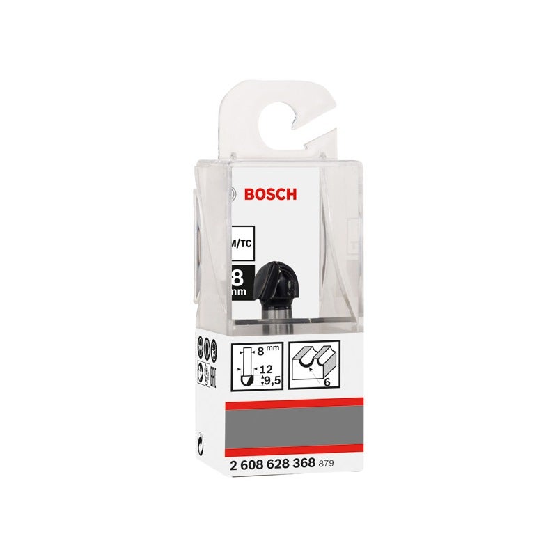 Bosch PRO Hohlkehlfräser, R 6 mm, S 8 mm #2608628368