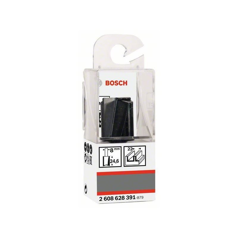 Bosch PRO Nutfräser, zweischneidig, D 22 mm, L 24,6 mm, S 8 mm #2608628391