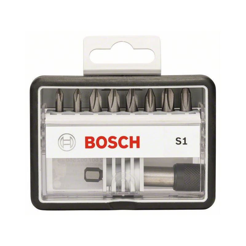 Bosch 8+1-tlg. Schrauberbit-Set, Robust Line, S PH, Extra Hard-Ausführung #2607002560