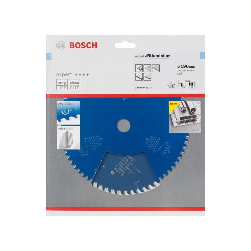 Bosch EXPERT Aluminium Kreissägeblatt, 190x2,6/1,6x30 mm, Z56 #2608644102