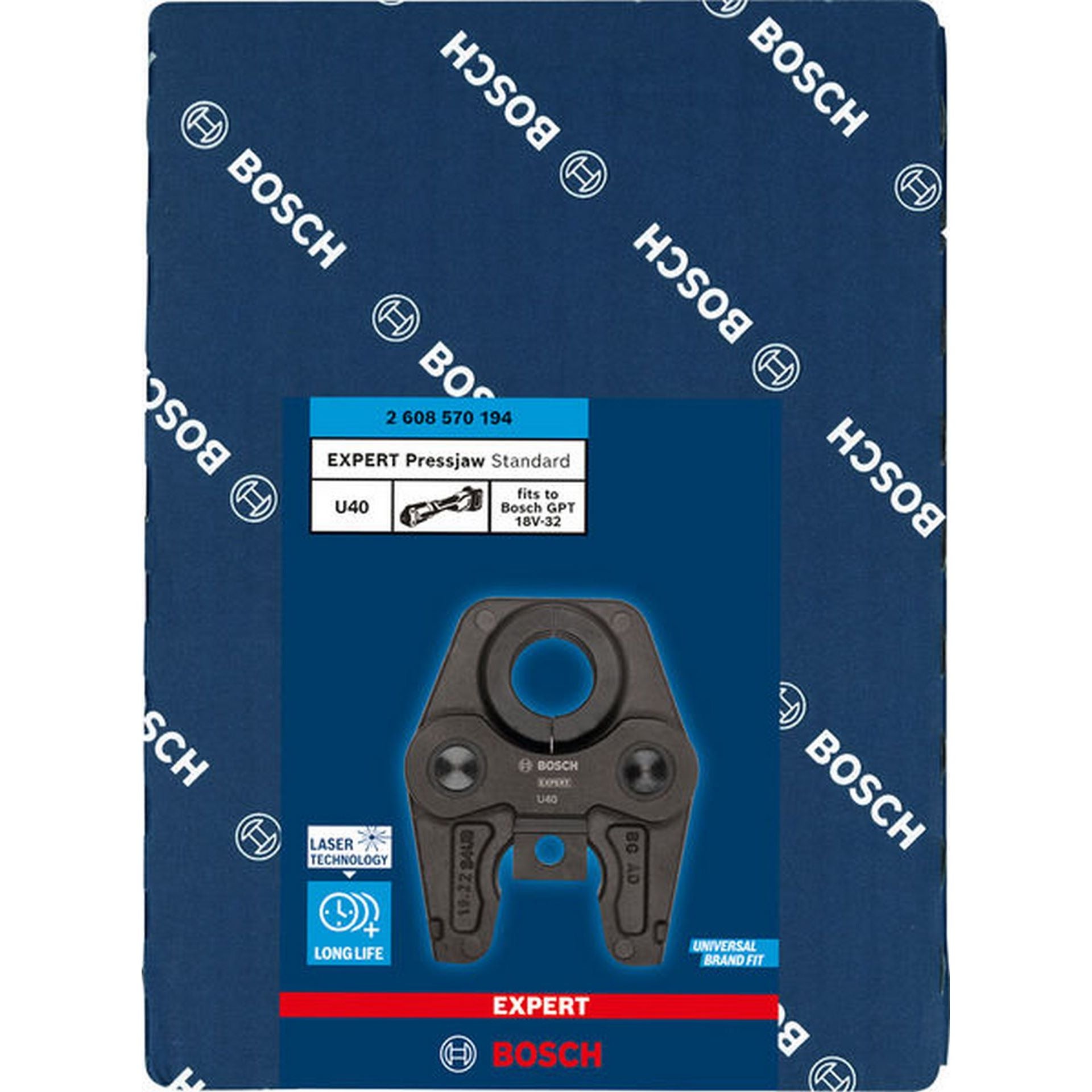 Bosch EXPERT Standard Pressbacke, U40 #2608570194