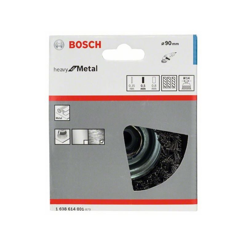 Bosch PRO Metal heavy Topfbürste, 90 x 0,5 mm, Gewinde #1608614001