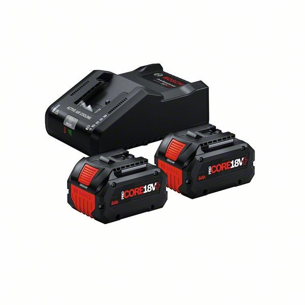 Bosch Starter-Set 2 x ProCORE18V+ 8.0Ah + GAL 18V-160 #1600A02X03