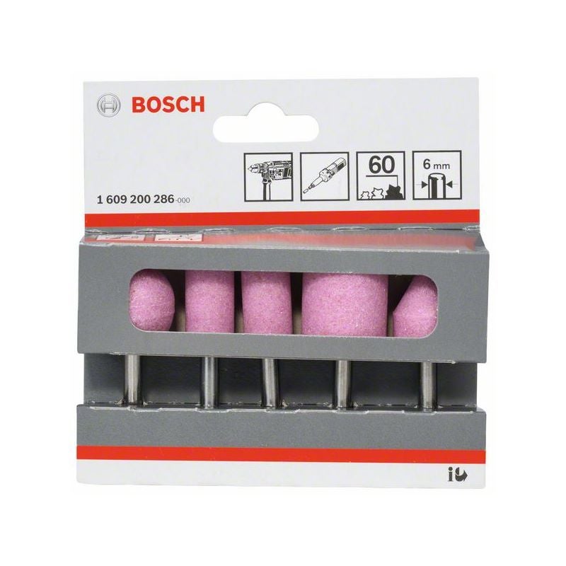 Bosch PRO Steel Schleifstiftset, 25 x 24, 15 x 30, 25 x 25, 20 x 25 mm, G60, 5-tlg. #1609200286