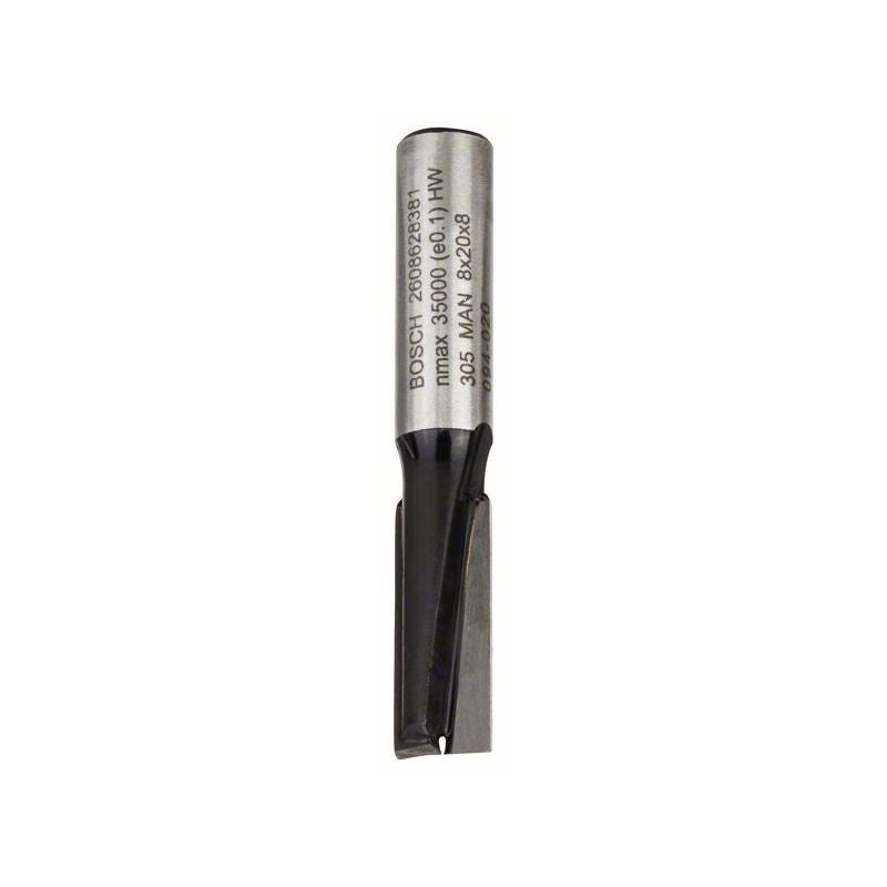 Bosch PRO Nutfräser, zweischneidig, D 8 mm, L 19,6 mm, S 8 mm #2608628381