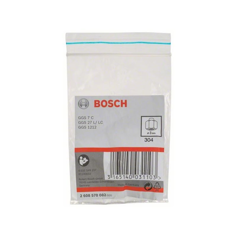 Bosch Spannzange mit Spannmutter, 3 mm, für Bosch-Geradschleifer #2608570082
