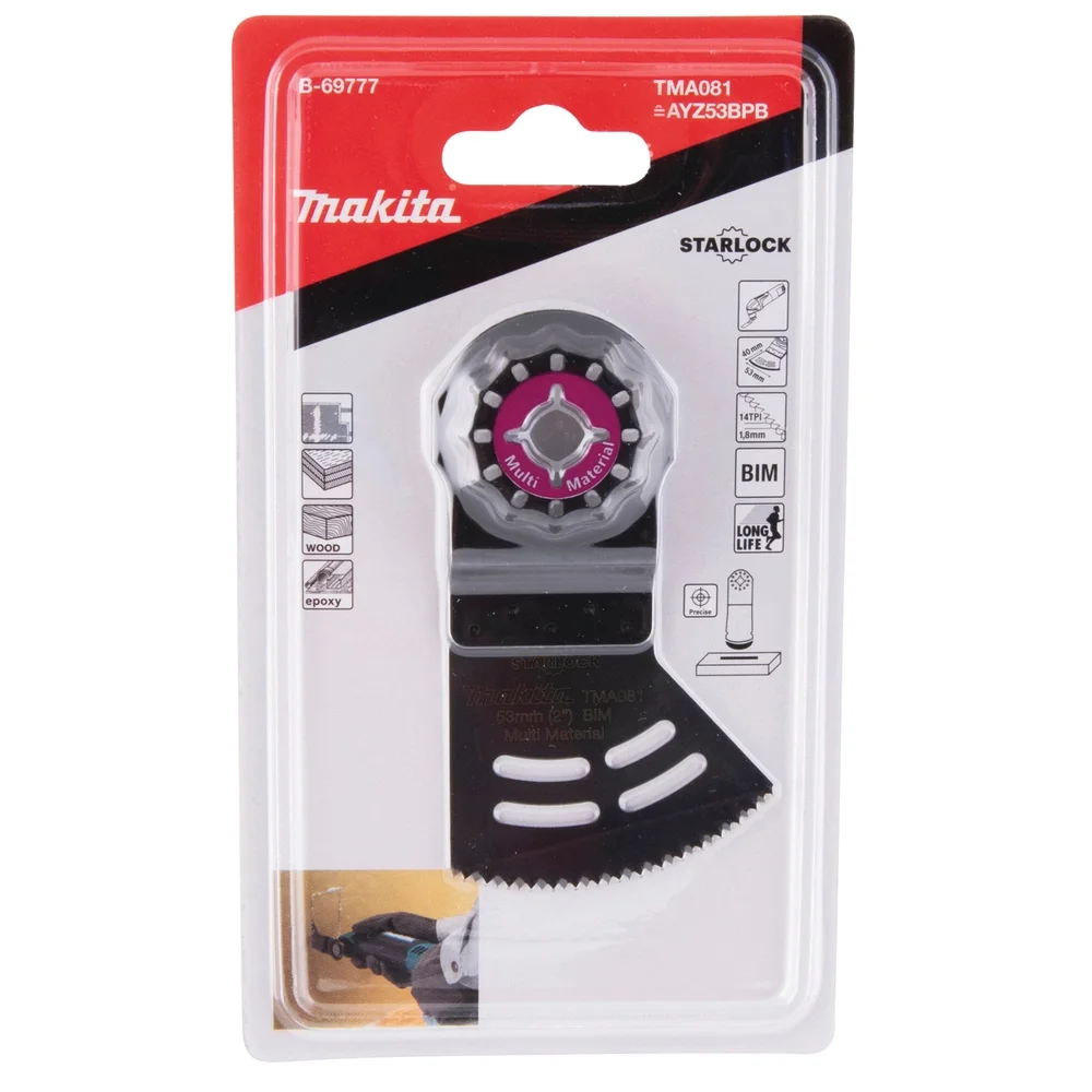 Makita Eintauchsägeblatt BiM, 53 mm, TMA081 #B-69777