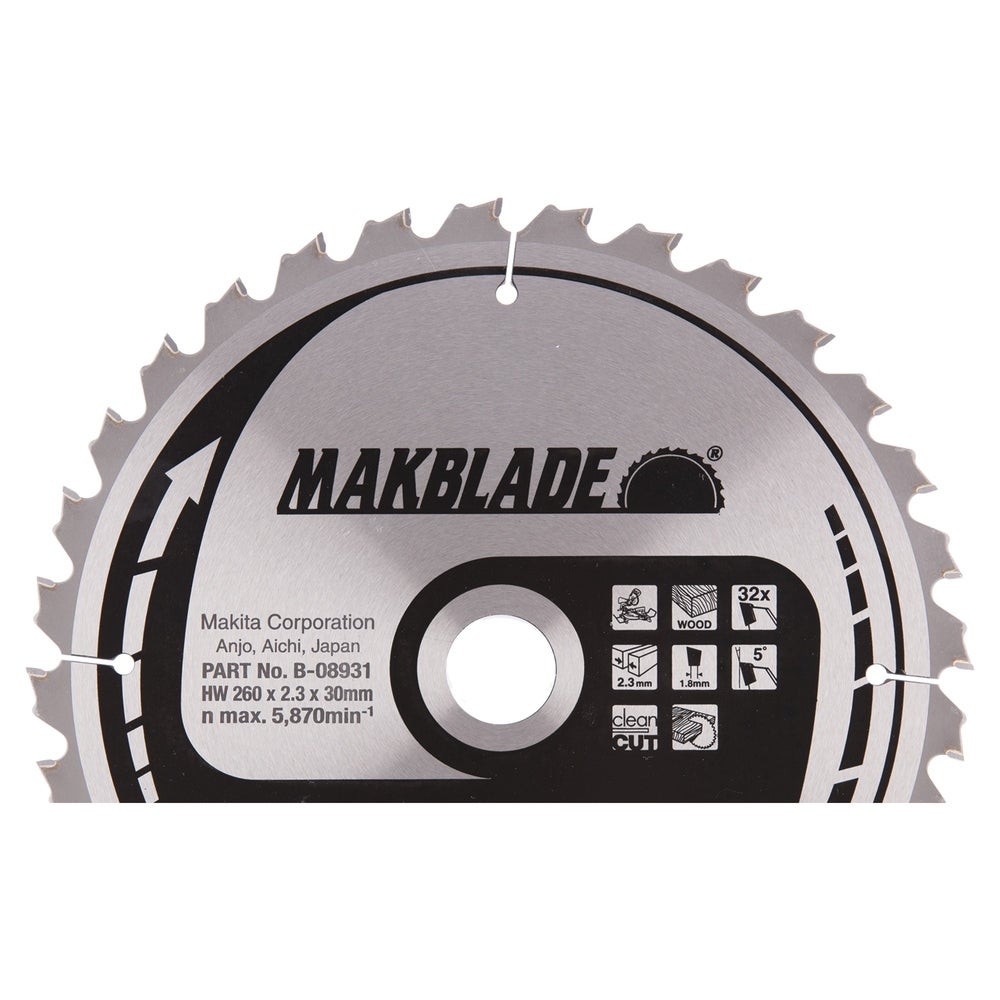 Makita Kreissägeblatt, MAKBLADE #B-08931