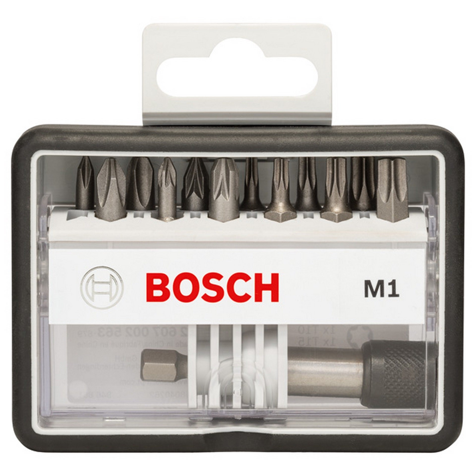 Bosch 12+1-tlg. Schrauberbit-Set, Robust Line, M PH/PZ/T, Extra Hard-Ausführung #2607002563