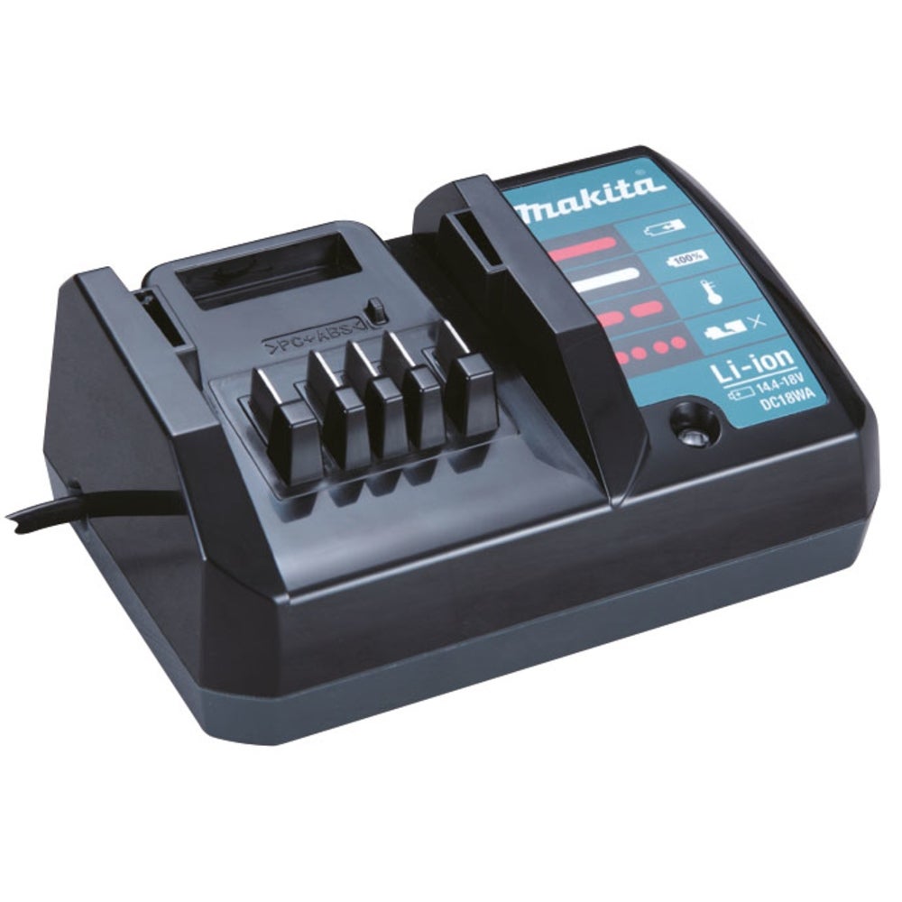 Makita Ladegerät DC18WA, Li-Ion, 14,4 V -18 V G-Serie 195423-6