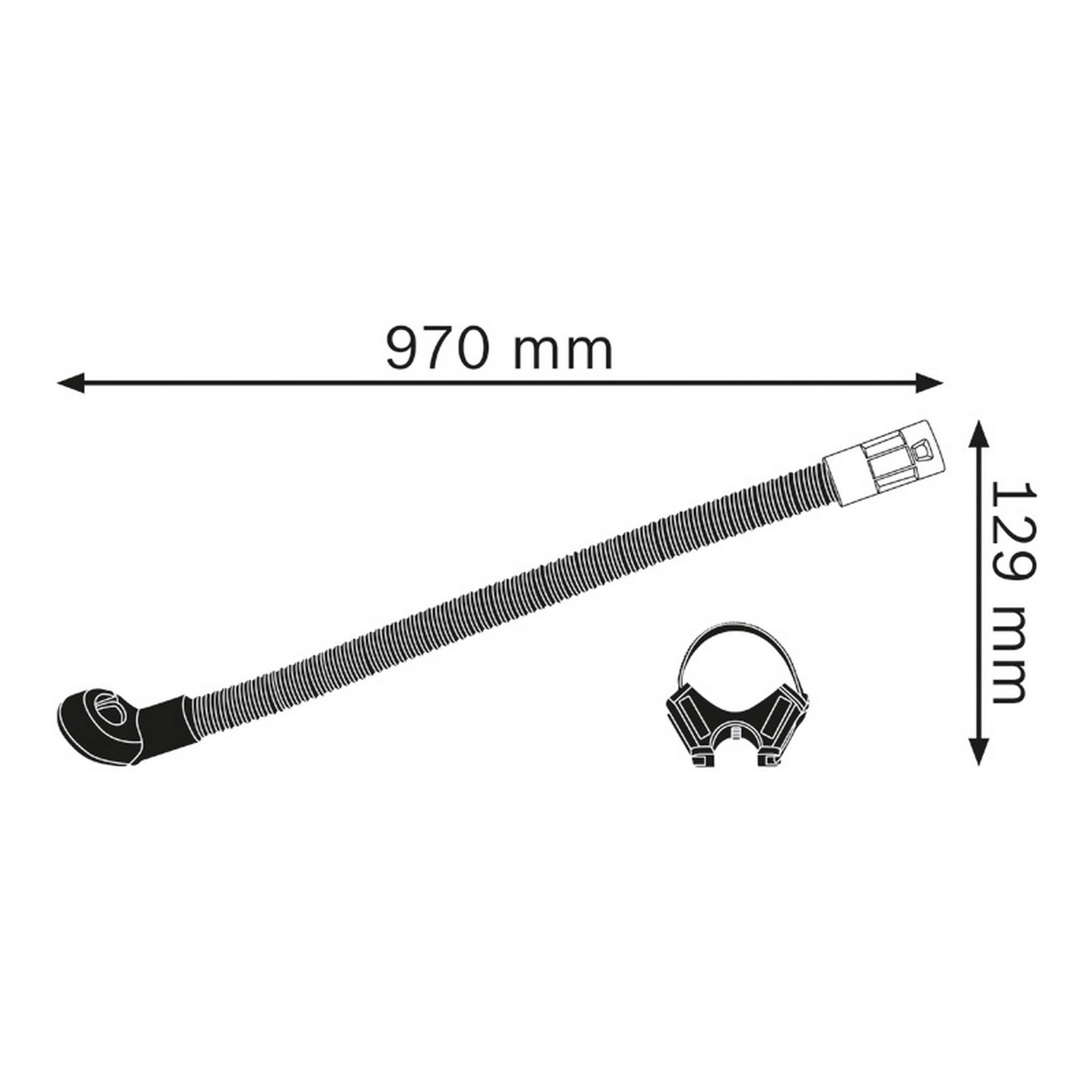 Bosch Absaugvorrichtung, System-Zubhör GDE hex #1600A001GA