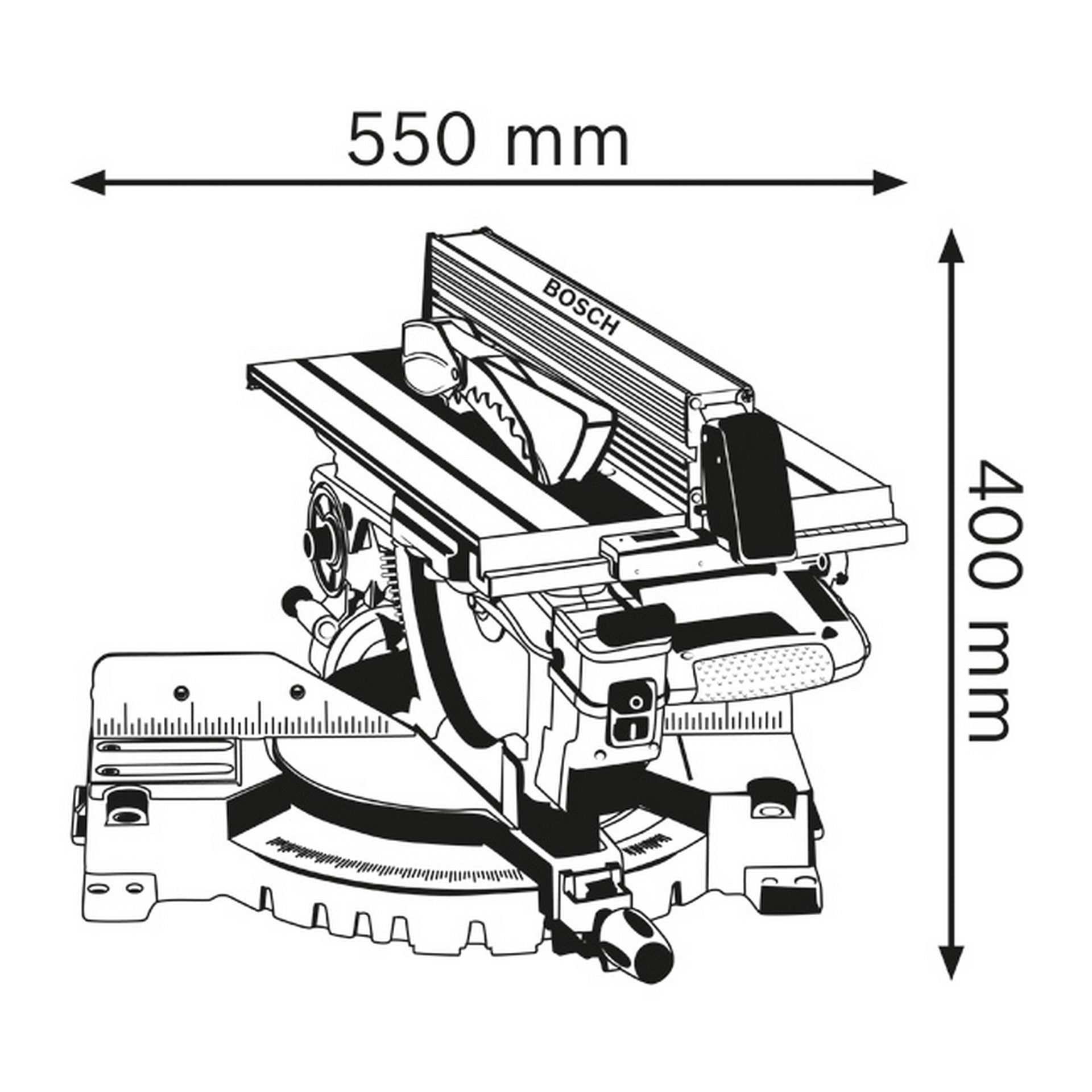 Bosch Kombinationssäge GTM 12 JL #0601B15001