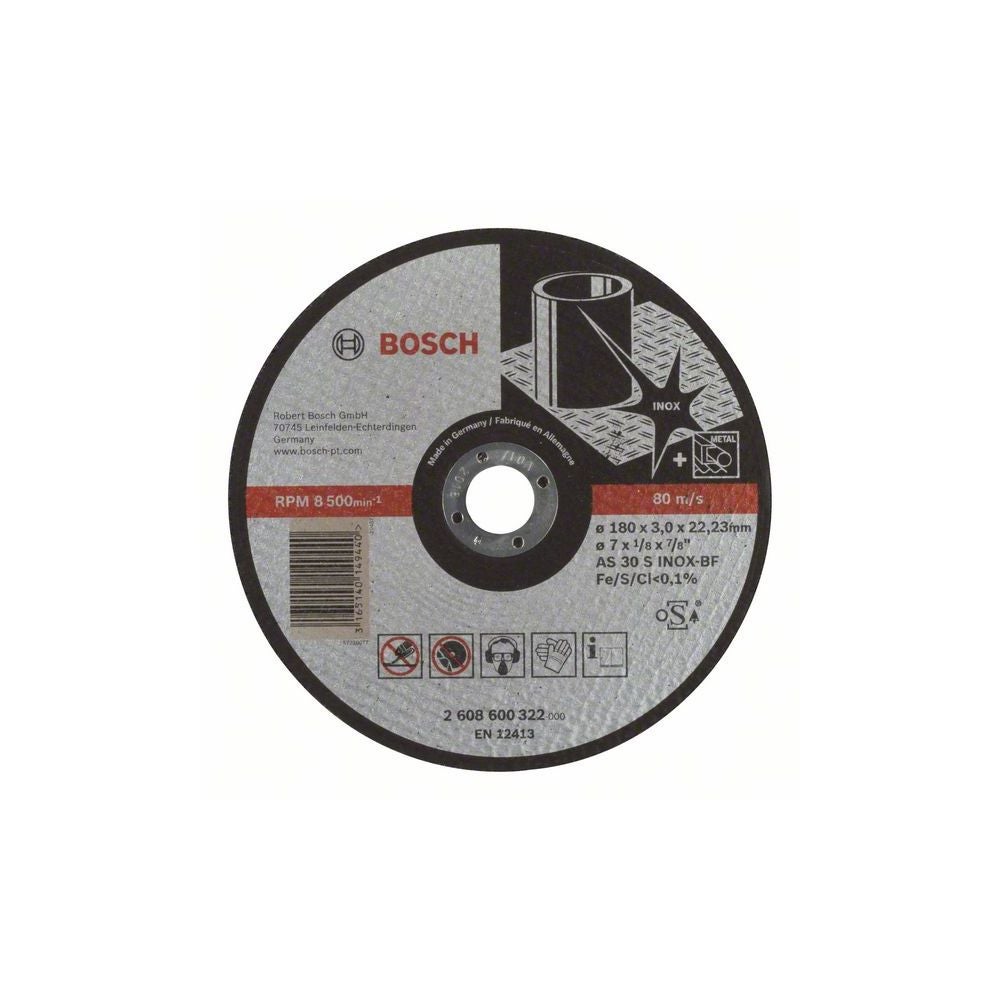 Bosch PRO Stainless Steel Trennscheibe, 180 x 3 x 22,23 mm #2608600322