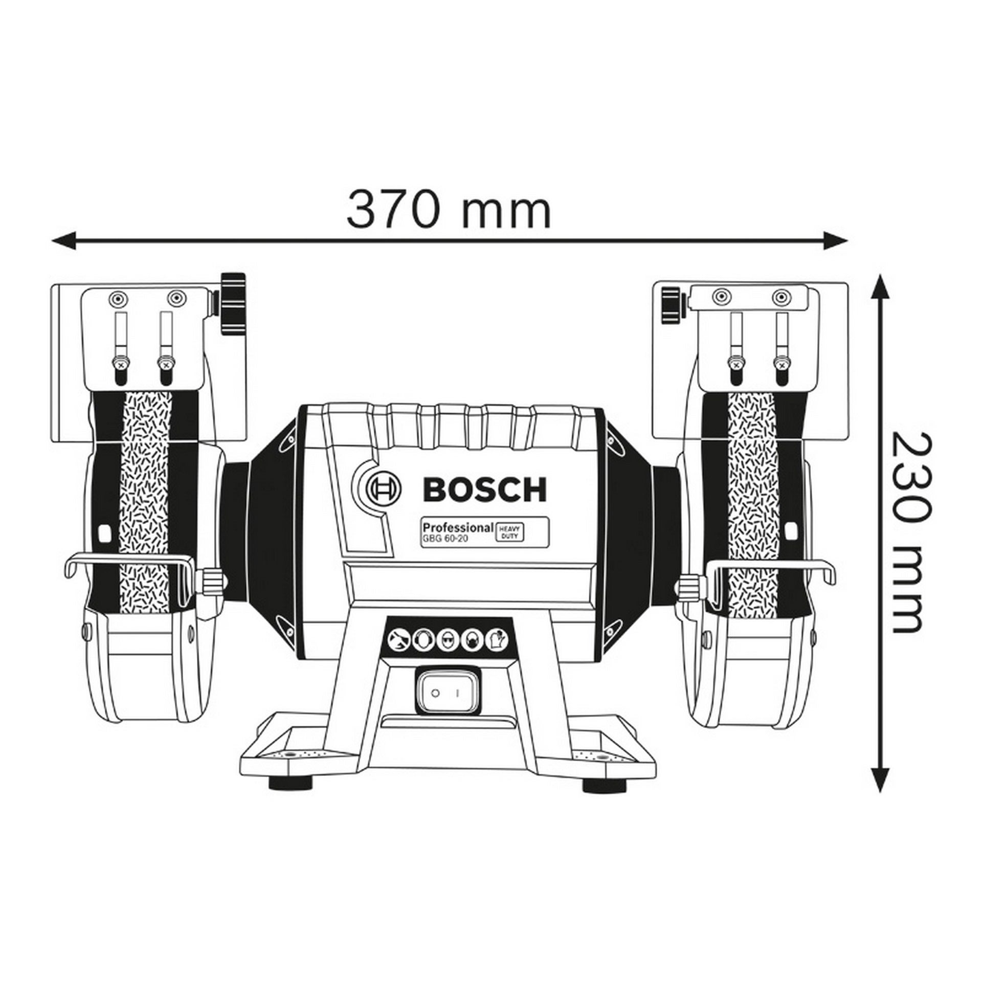 Bosch Doppelschleifmaschinen GBG 60-20 #060127A400
