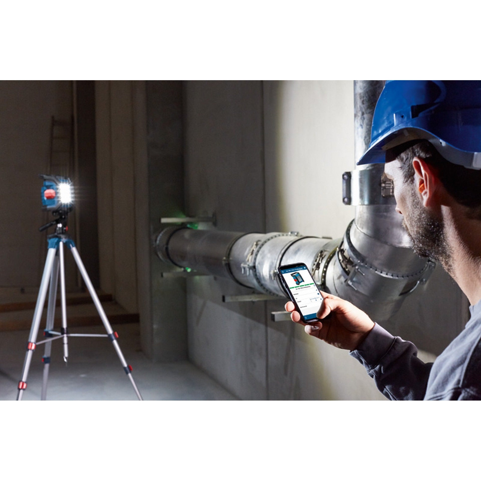 Bosch Akku-Bauleuchte GLI 18V-1200 C #0601446700