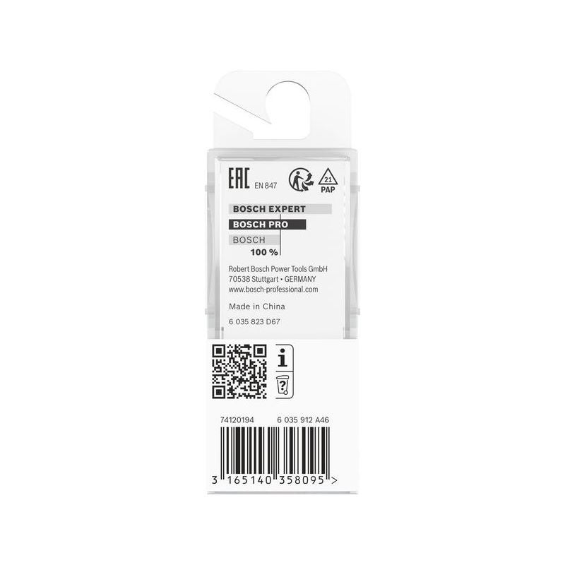 Bosch PRO Bündigfräser mit unterem Kugellager, D 12,7 mm,  L 25,4 mm, S 8 mm #2608628348