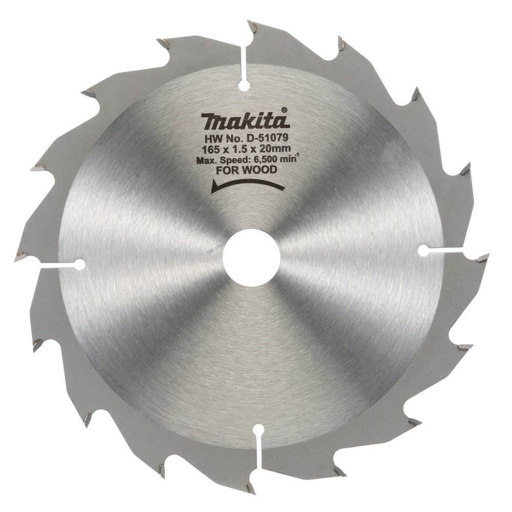Makita Sägeblatt 165 x 20 mm #D-51079