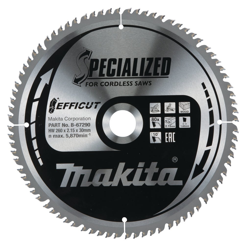 Makita Kreissägeblatt, EFFICUT #B-67290