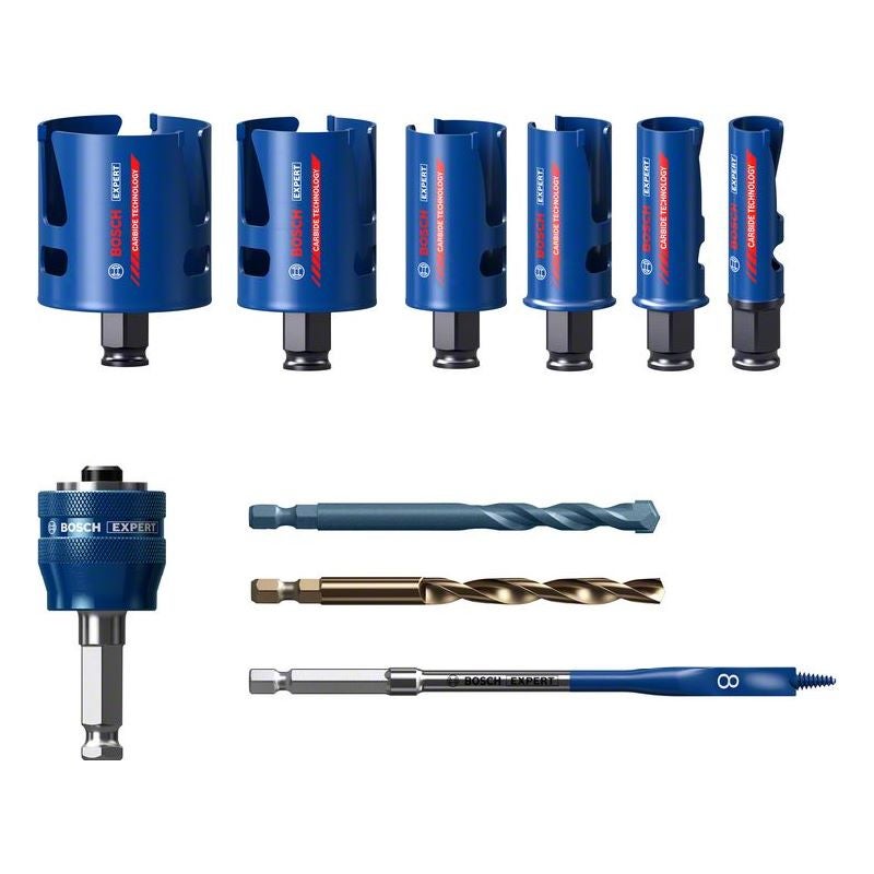 Bosch EXPERT Construction Material Lochsäge-Set 20/25/32/38/51/64 mm, 10-tlg. #2608900490