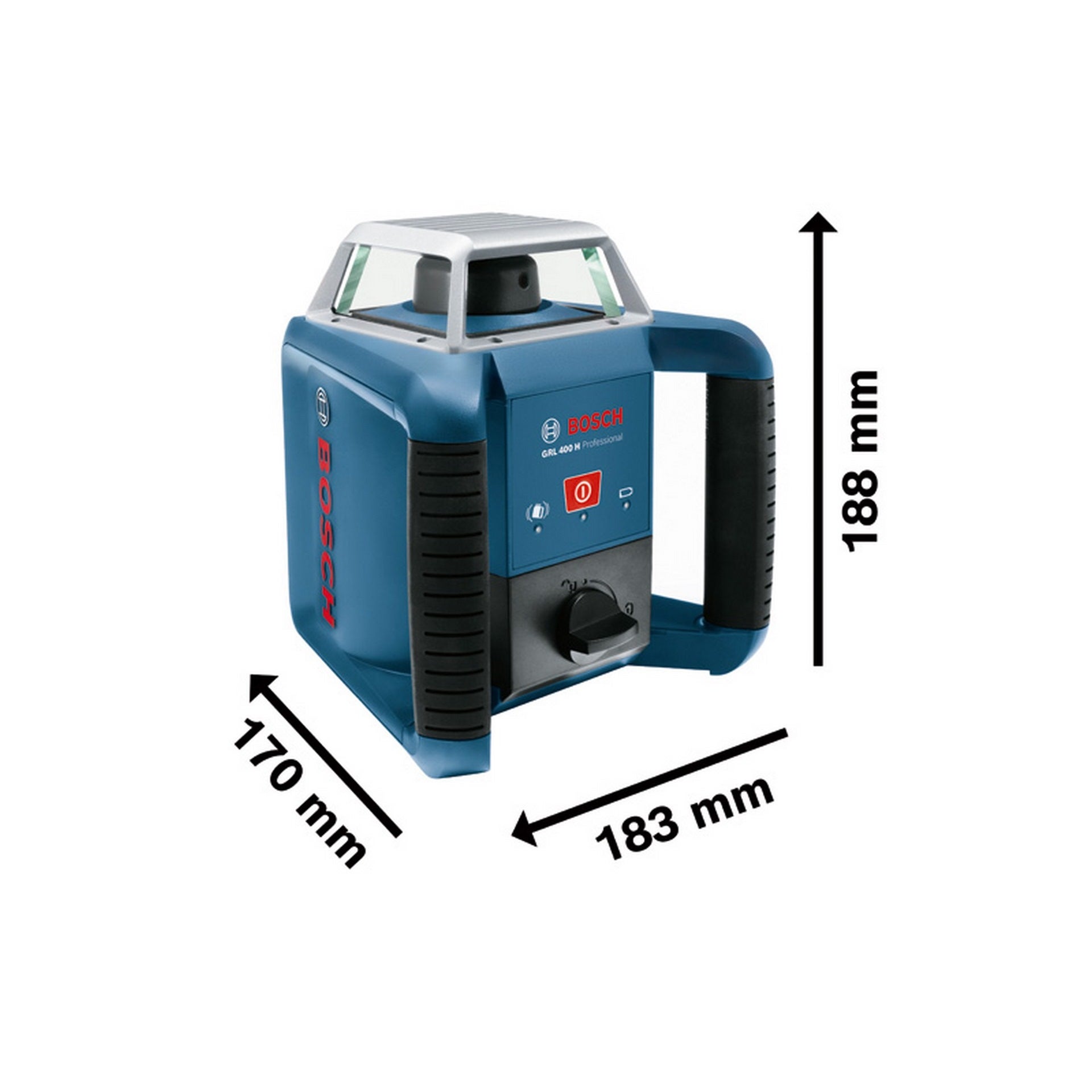 Bosch Rotationslaser GRL 400 H im Handwerkerkoffer #0601061800