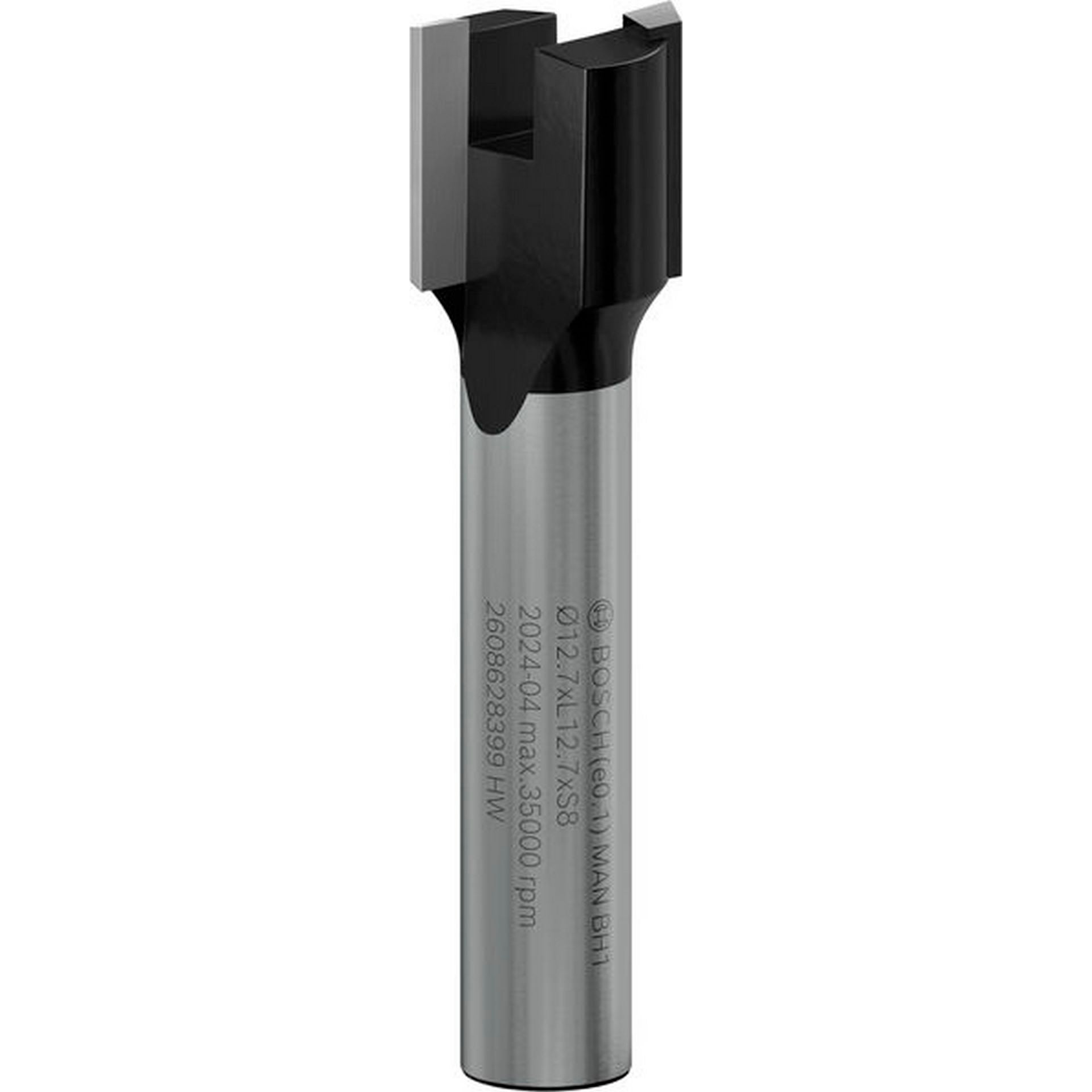 Bosch PRO Scharniernutfräser, zweischneidig, D 12,7 mm, L 12,7 mm, S 8 mm #2608628399