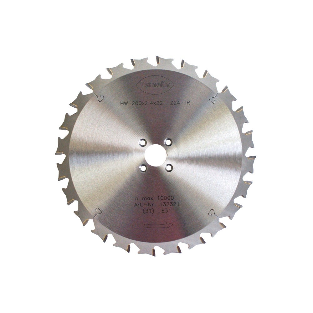 Lamello Tanga Delta Sägeblatt, HW, FWF, Ø200x2.4xØ22 mm, Z24, NL 4 #132321