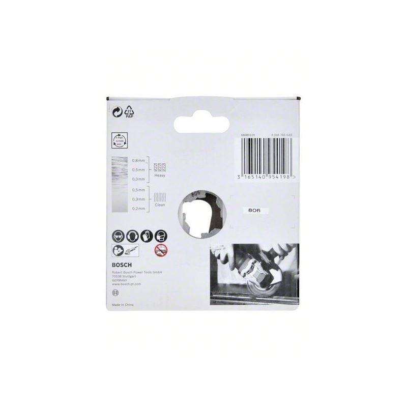 Bosch PRO Stainless Steel heavy X-Lock Scheibenbürste, 115 x 0,5 mm #2608620733
