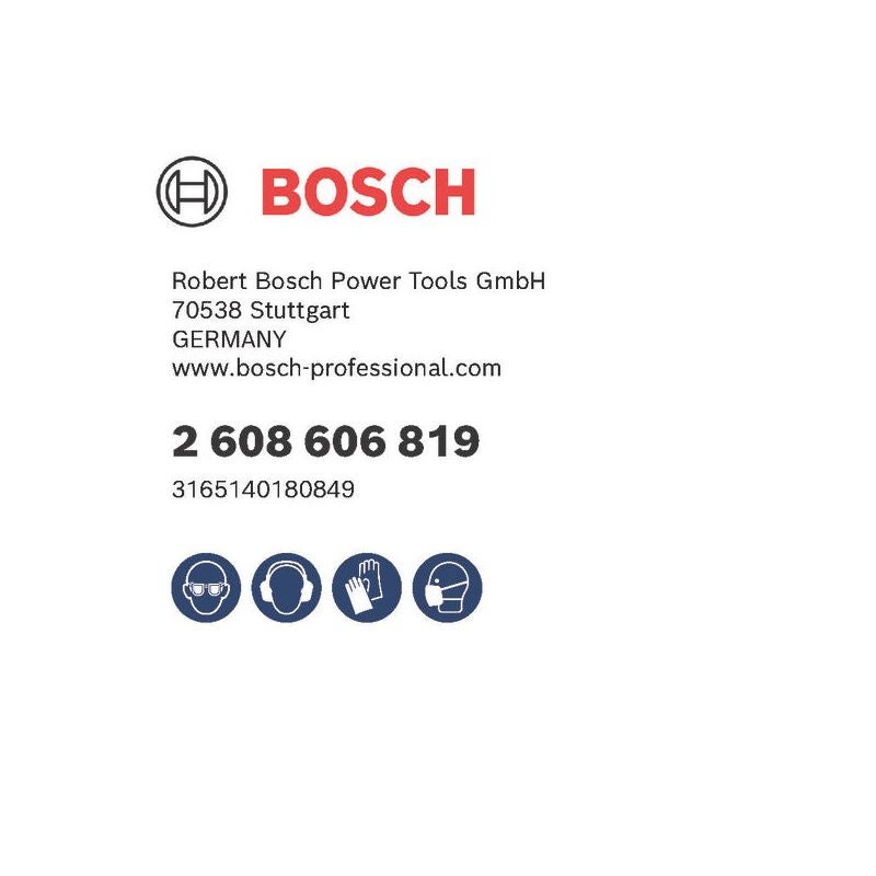 Bosch Schleifrolle C410 Standard for Wood and Paint, 115 mm, 5 m, 80 #2608606819