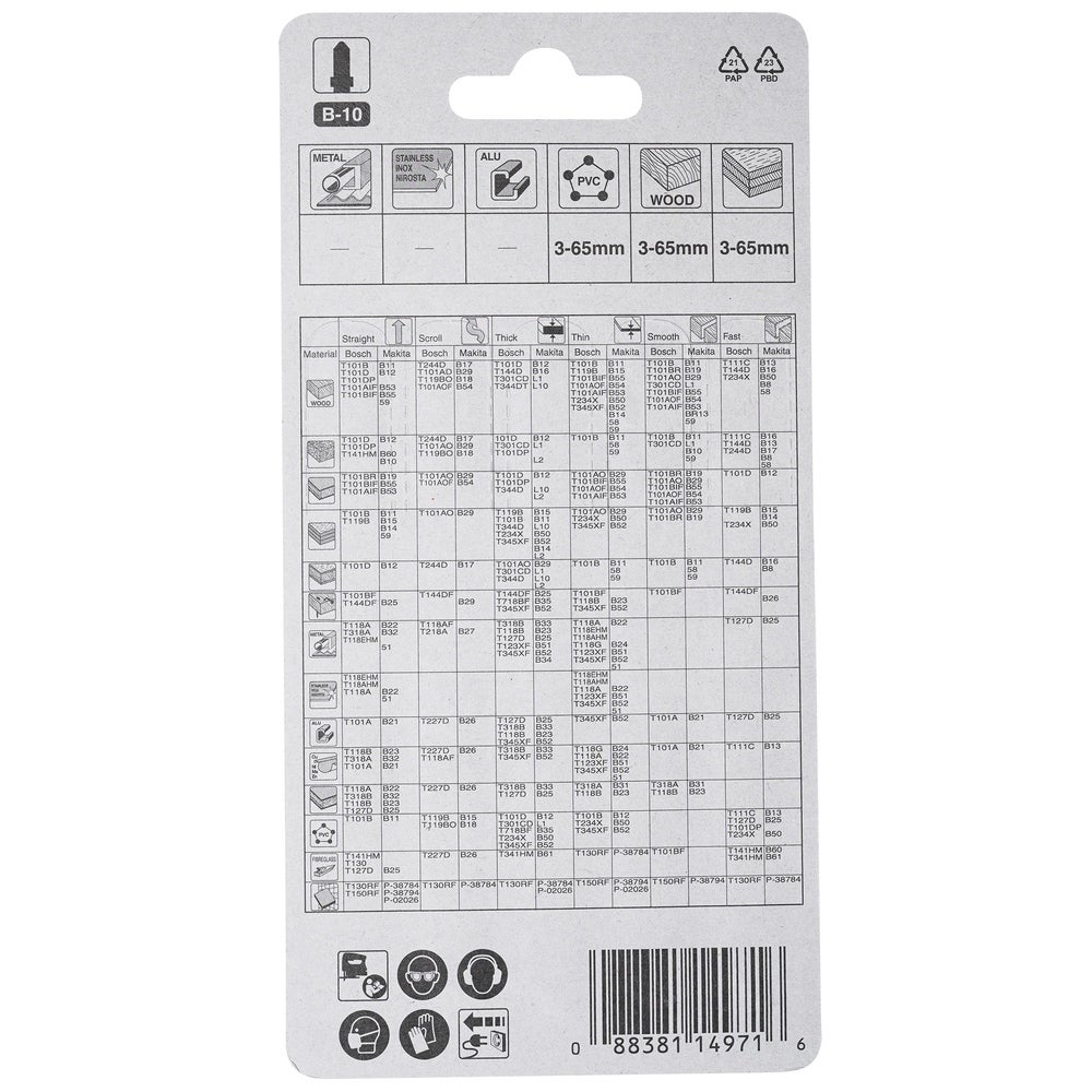 Makita Stichsägeblatt für Holz Sauberer Schnitt #A-85628