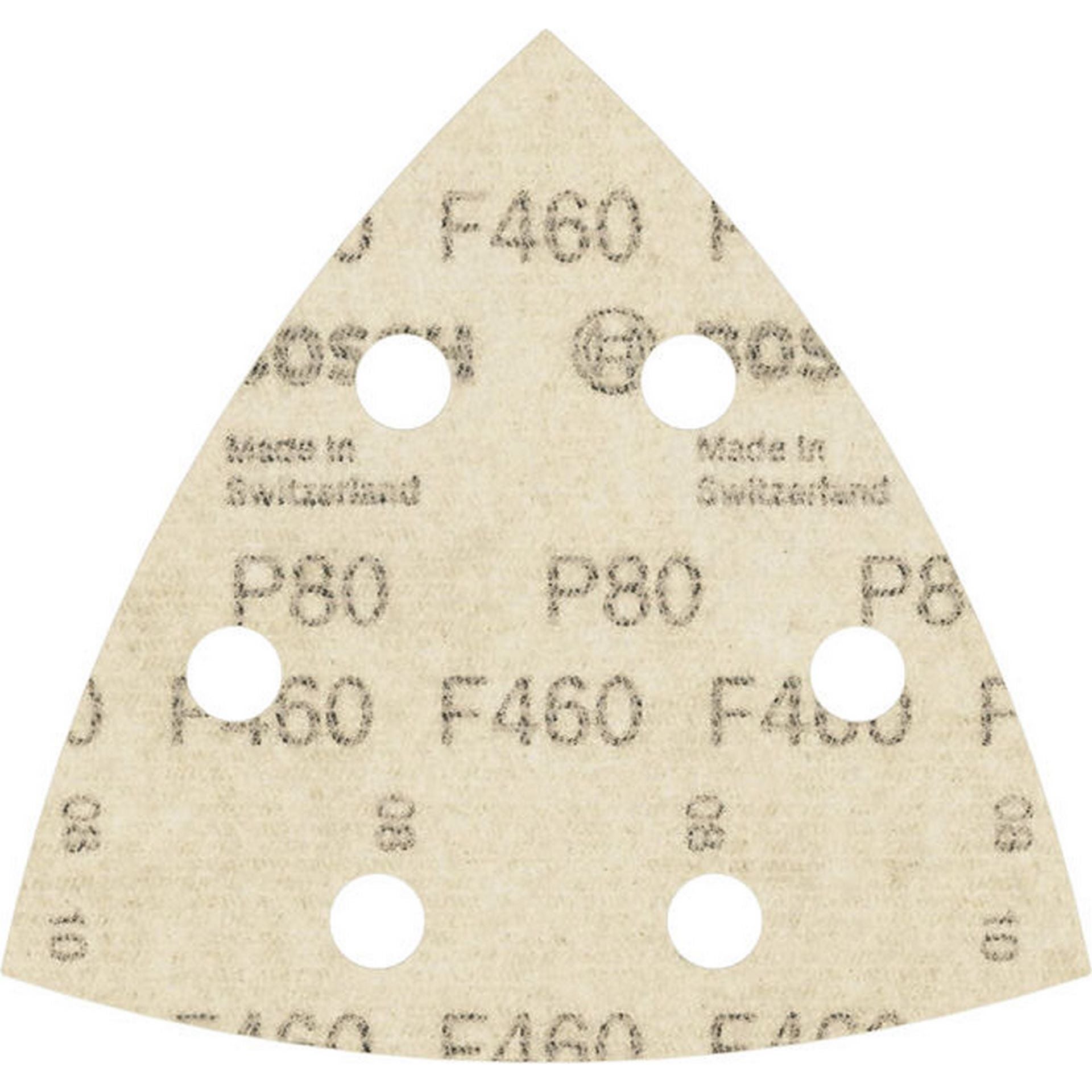 Bosch PRO F460 Schleifblatt, 93 x 93 mm; G80, 5-tlg. #2608621686