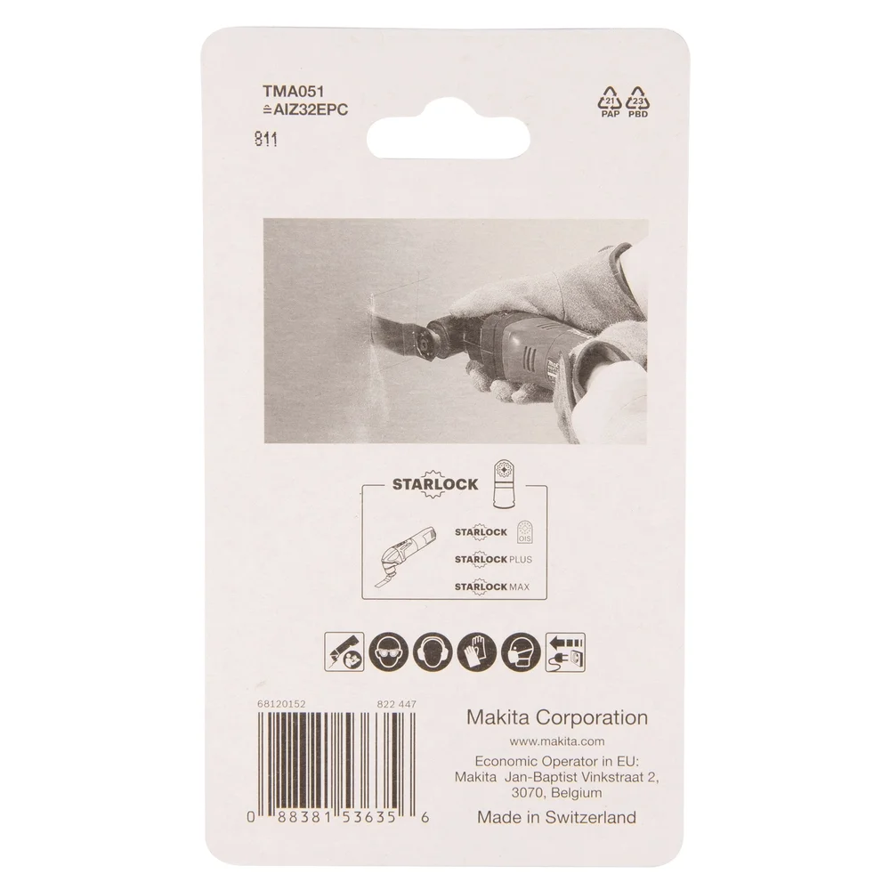 Makita Eintauchsägeblatt HCS, 32 mm, TMA051 #B-64858