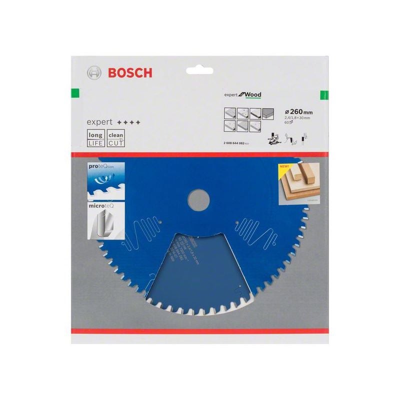 Bosch Kreissägeblatt Expert for Wood, B 260 x 30, Z60 #2608644082