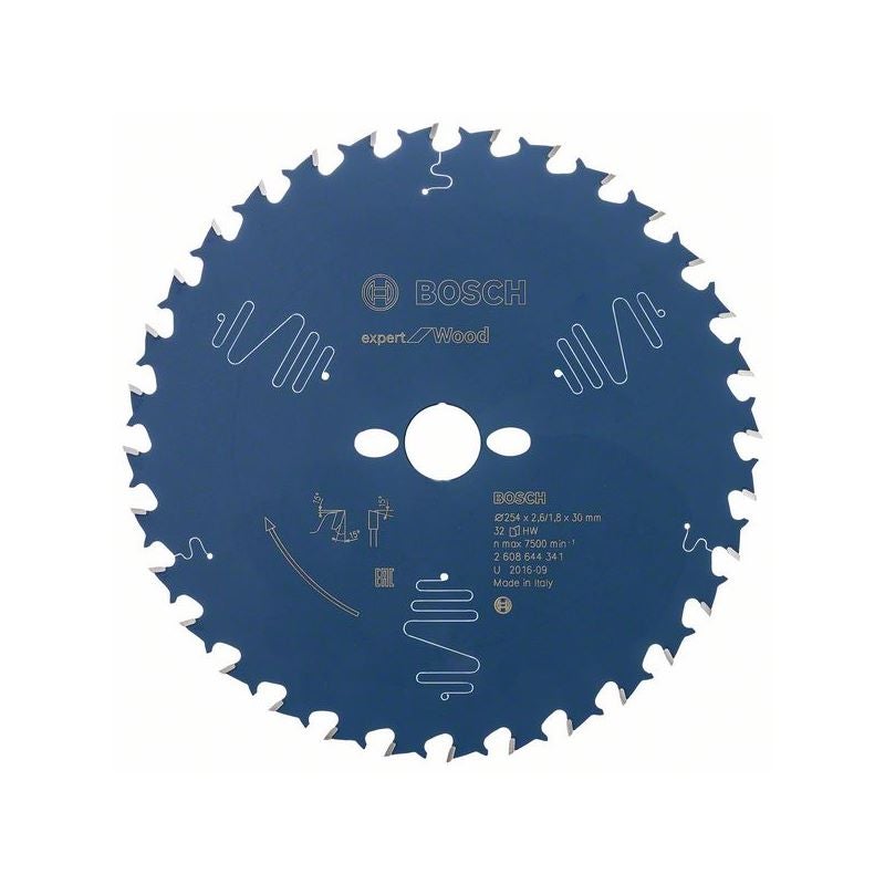 Bosch EXPERT Wood Kreissägeblatt, 254x2,6/1,8x30 mm, Z32 #2608644341