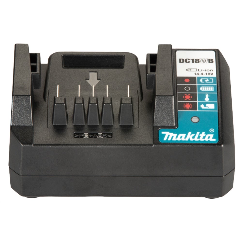 Makita Ladegerät DC18WB, Li-Ion, 14,4 V - 18 V G-Serie 191W37-7
