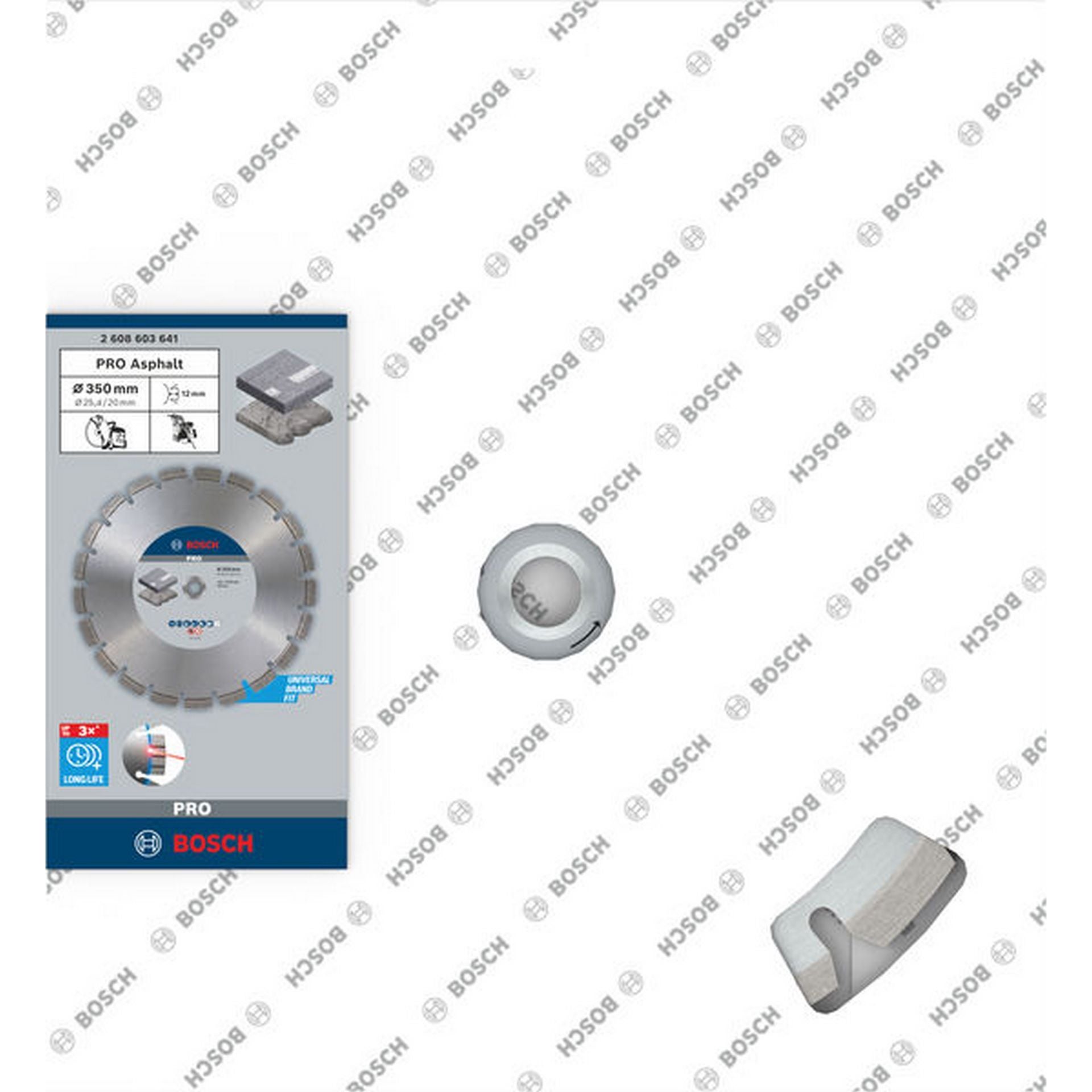 Bosch PRO Asphalt Diamanttrennscheibe, 350 x 20/25,4 mm #2608603641