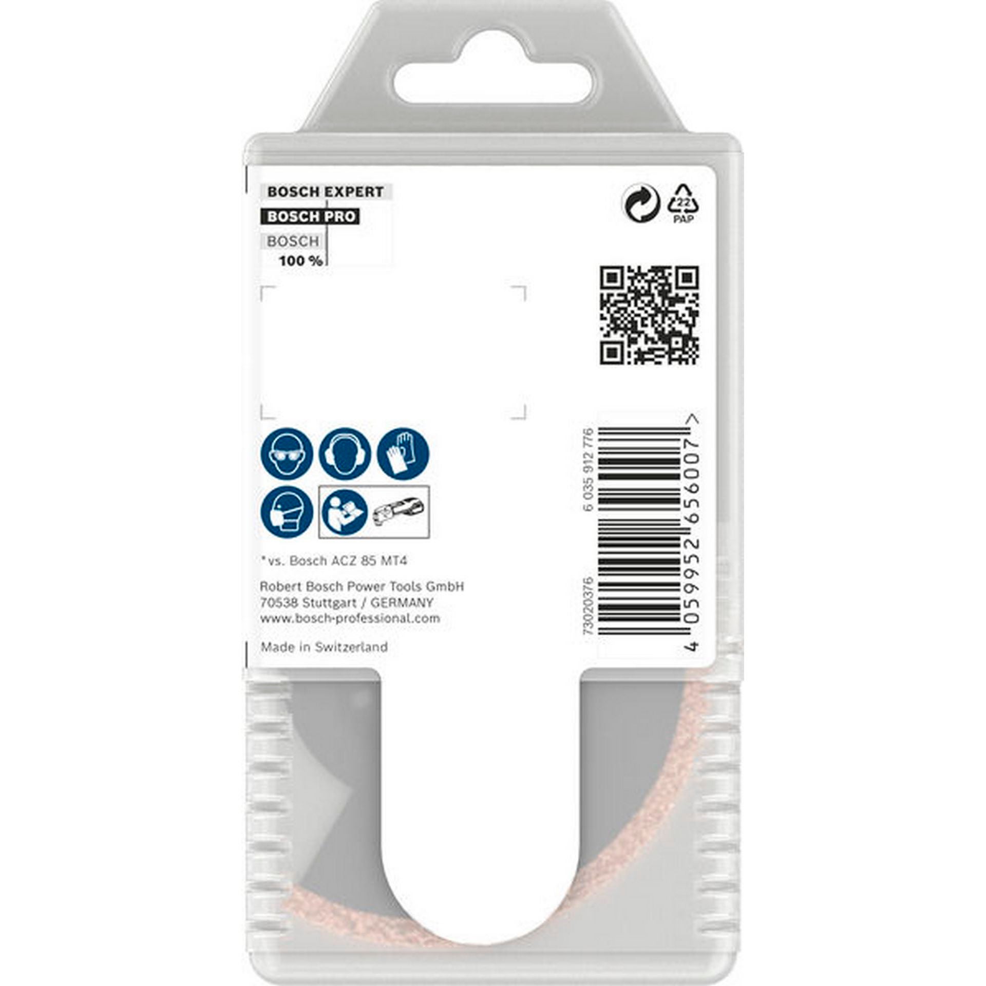 Bosch PRO ACZ 85 RT3 Blatt für Multifunktionswerkzeuge, 85 x 2,5 mm, 10-tlg. #2608669121