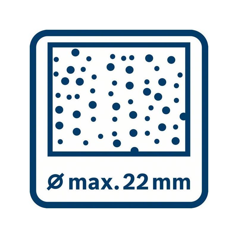 Bosch Bohrhammer mit SDS plus GBH 2-21 mit 1x Bohrer SDS plus 6/8/10 mm #06112A6002